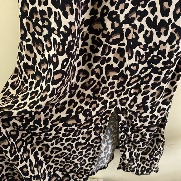 Vero Moda Leopard Print Sand Dress Size XS - Picture 7 of 12